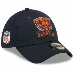 New Era Men's Navy Chicago Bears 2022 Sideline 39THIRTY Coaches Flex Hat