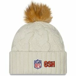 New Era Women's Cream Chicago Bears 2022 Sideline Cuffed Knit Hat 7 New Era Women's Cream Chicago Bears 2022 Sideline Cuffed Knit Hat -Fanatics DSCO1147414759 6662 ALT2