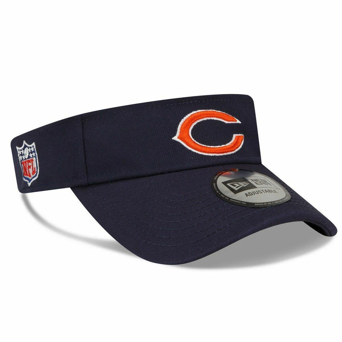 Men's New Era Navy Chicago Bears 2022 Sideline Adjustable Visor 4 Men's New Era Navy Chicago Bears 2022 Sideline Adjustable Visor - Image 2