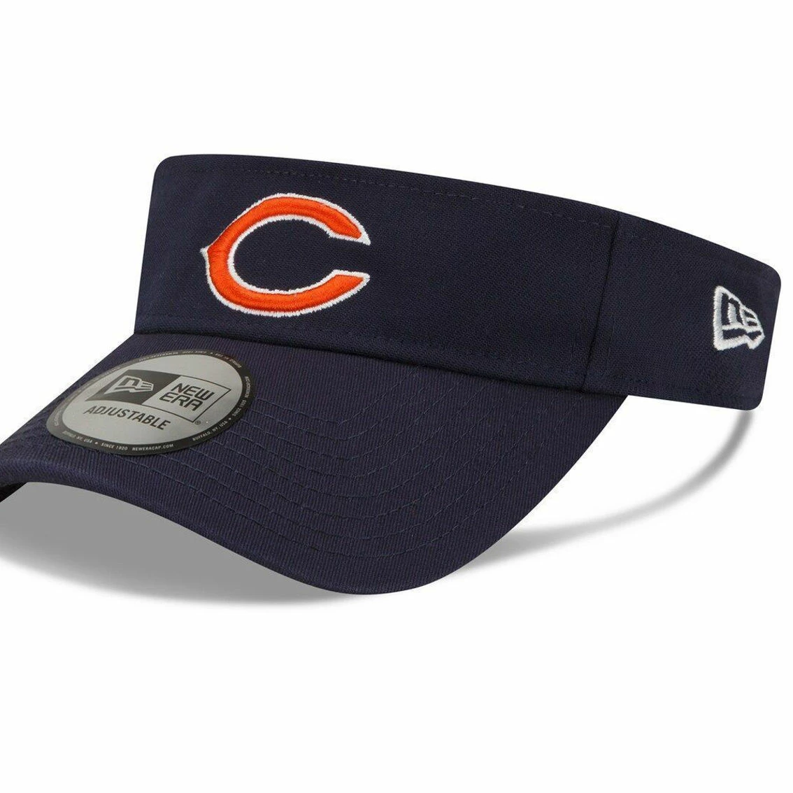 Men's New Era Navy Chicago Bears 2022 Sideline Adjustable Visor 6 Men's New Era Navy Chicago Bears 2022 Sideline Adjustable Visor - Image 4