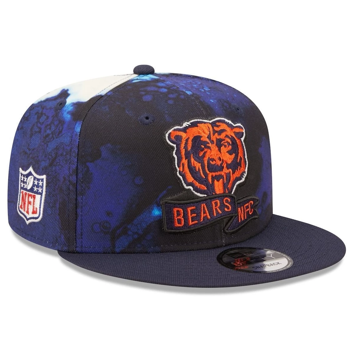 New Era Men's Navy Chicago Bears 2022 Sideline 9FIFTY Ink Dye Snapback Hat 3 New Era Men's Navy Chicago Bears 2022 Sideline 9FIFTY Ink Dye Snapback Hat