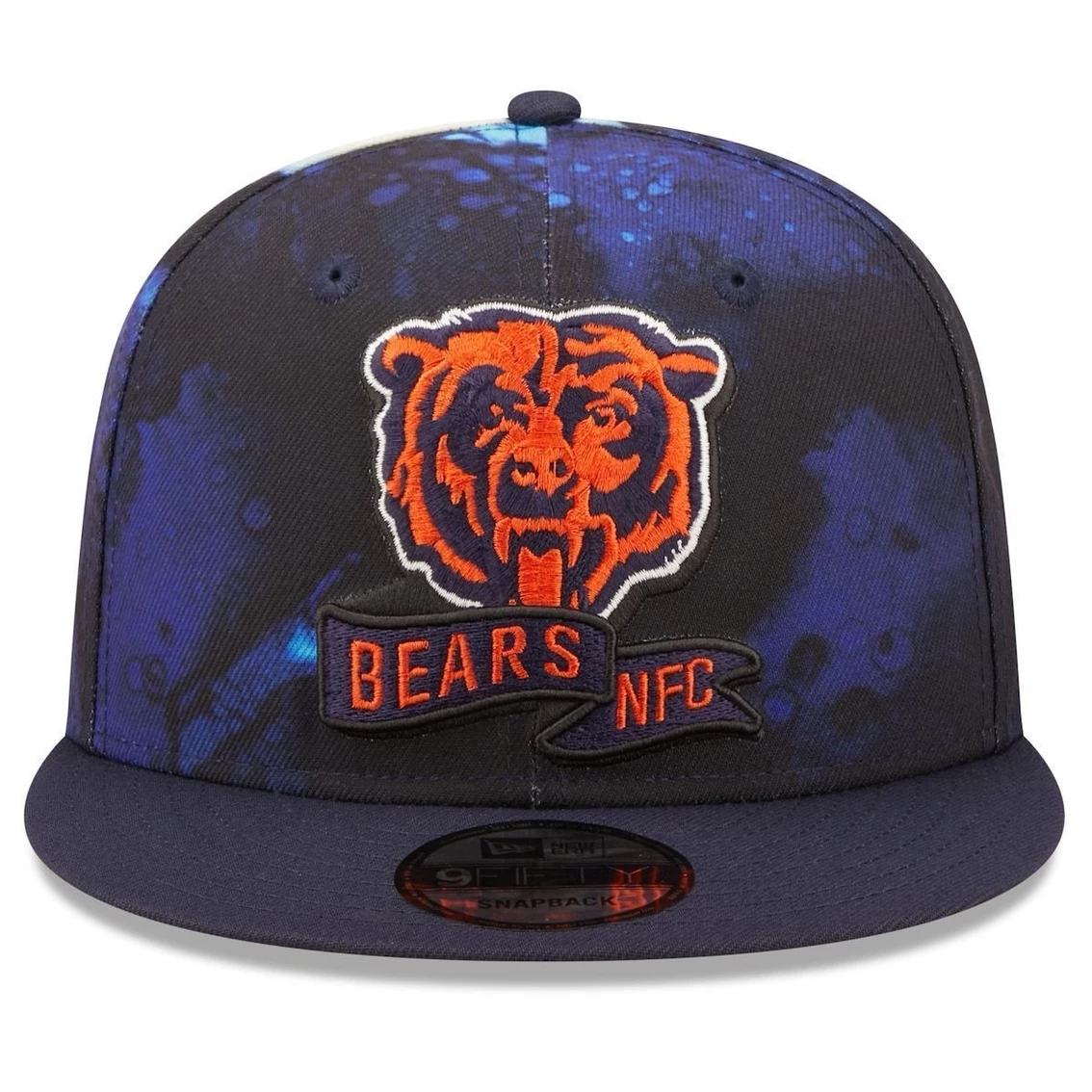 New Era Men's Navy Chicago Bears 2022 Sideline 9FIFTY Ink Dye Snapback Hat 5 New Era Men's Navy Chicago Bears 2022 Sideline 9FIFTY Ink Dye Snapback Hat - Image 3