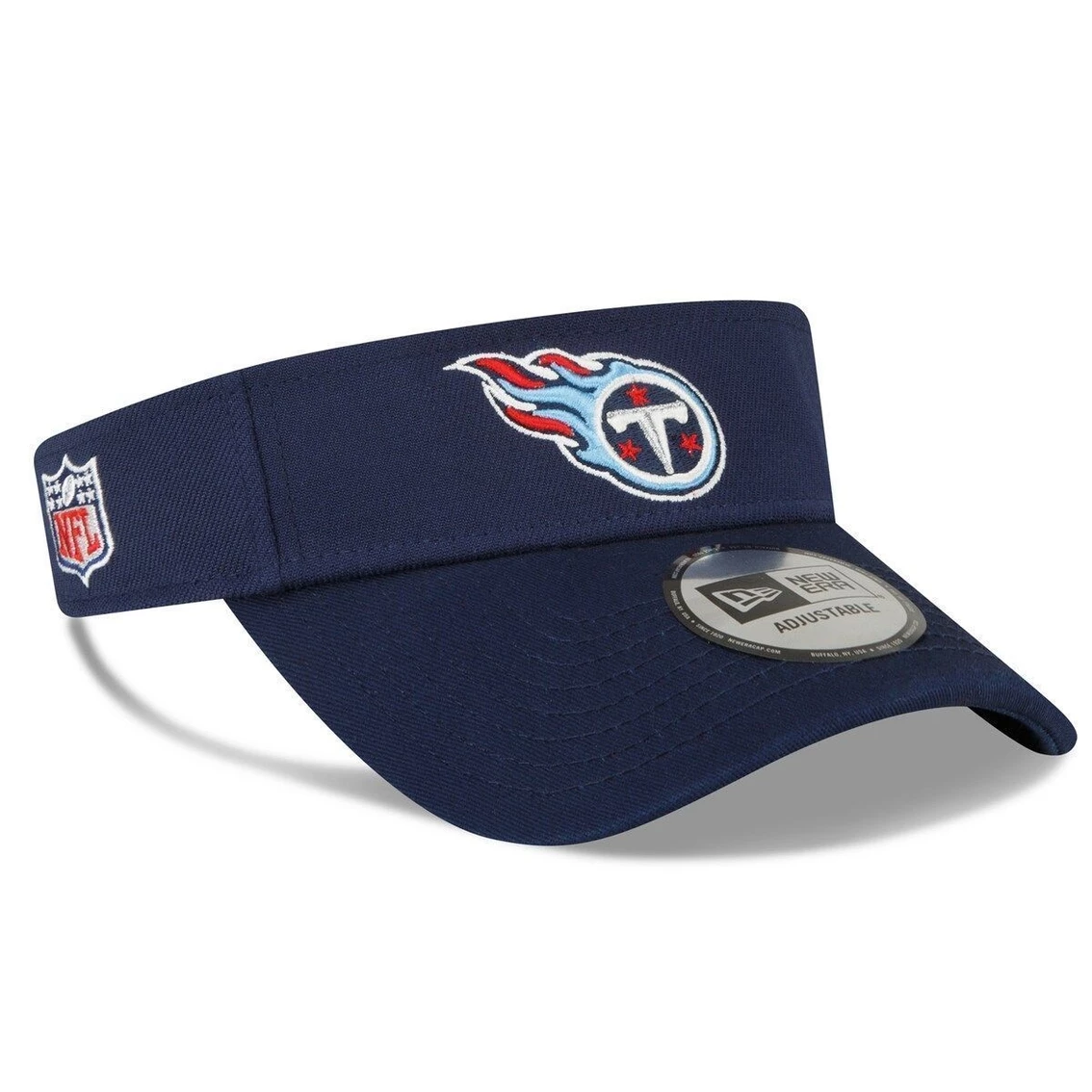 New Era Men's Navy Tennessee Titans 2022 Sideline Adjustable Visor 4 New Era Men's Navy Tennessee Titans 2022 Sideline Adjustable Visor - Image 2