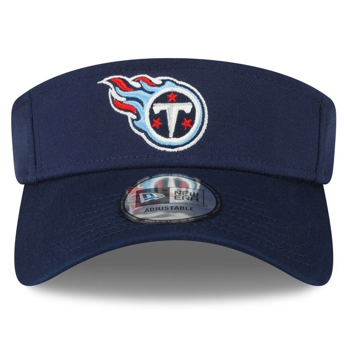 New Era Men's Navy Tennessee Titans 2022 Sideline Adjustable Visor 5 New Era Men's Navy Tennessee Titans 2022 Sideline Adjustable Visor - Image 3