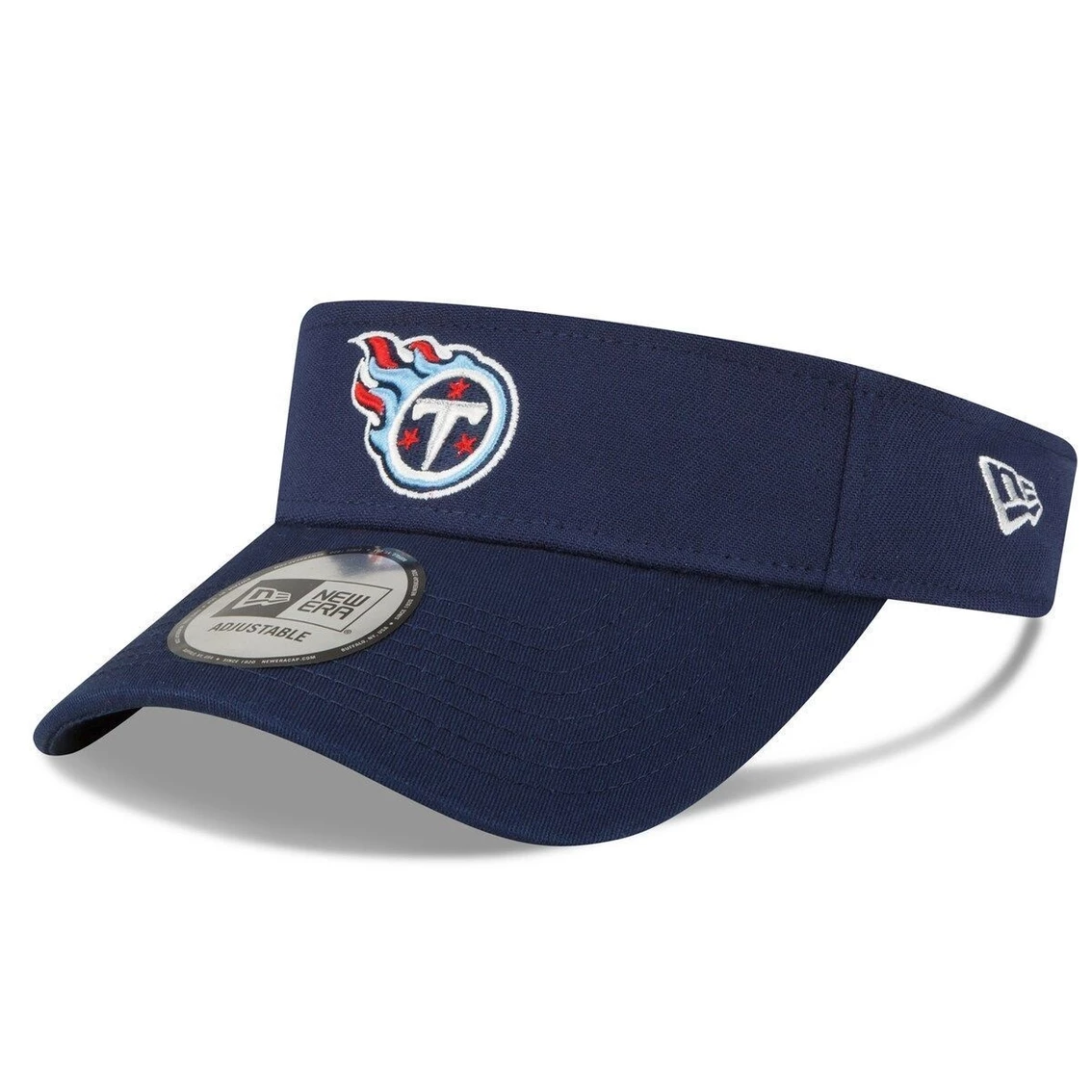 New Era Men's Navy Tennessee Titans 2022 Sideline Adjustable Visor 6 New Era Men's Navy Tennessee Titans 2022 Sideline Adjustable Visor - Image 4