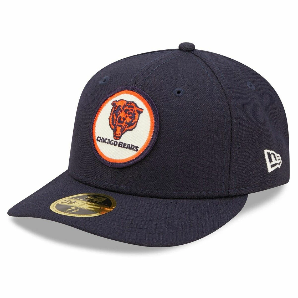 New Era Men's Navy Chicago Bears 2022 Sideline 59FIFTY Low Historic Fitted Hat 6 New Era Men's Navy Chicago Bears 2022 Sideline 59FIFTY Low Historic Fitted Hat - Image 4