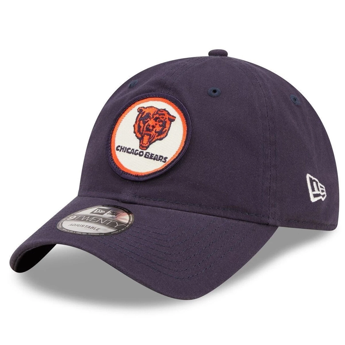 New Era Men's Navy Chicago Bears 2022 Sideline 9TWENTY Historic Adjustable Hat 6 New Era Men's Navy Chicago Bears 2022 Sideline 9TWENTY Historic Adjustable Hat - Image 4