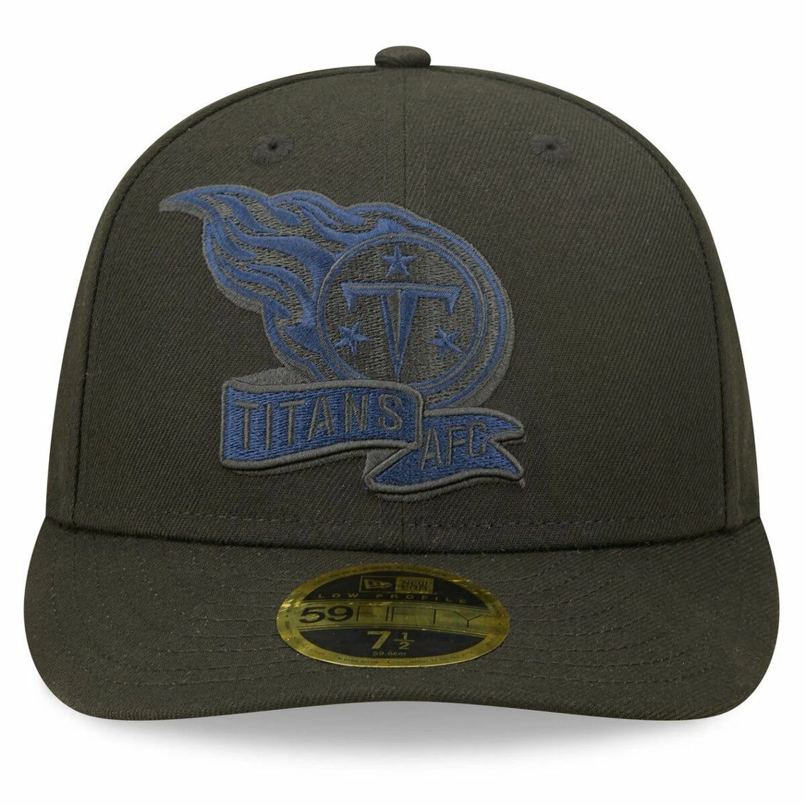 New Era Men's Black Tennessee Titans 2022 Sideline 59FIFTY Low Pop Fitted Hat 5 New Era Men's Black Tennessee Titans 2022 Sideline 59FIFTY Low Pop Fitted Hat - Image 3