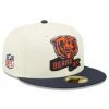 New Era Men's Cream/Navy Chicago Bears 2022 Sideline 59FIFTY Fitted Hat 2 New Era Men's Cream/Navy Chicago Bears 2022 Sideline 59FIFTY Fitted Hat -Fanatics DSCO1147415027 6662