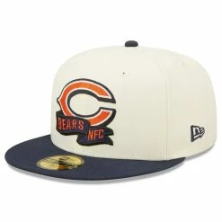 New Era Men's Cream/Navy Chicago Bears 2022 Sideline 59FIFTY Fitted Hat 9 New Era Men's Cream/Navy Chicago Bears 2022 Sideline 59FIFTY Fitted Hat -Fanatics DSCO1147415031 6662 ALT3
