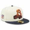 New Era Men's Cream/Navy Chicago Bears 2022 Sideline 59FIFTY Fitted Hat 2 New Era Men's Cream/Navy Chicago Bears 2022 Sideline 59FIFTY Fitted Hat -Fanatics DSCO1147415032 6662