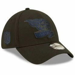 New Era Men's Black Tennessee Titans 2022 Sideline 39THIRTY Flex Hat