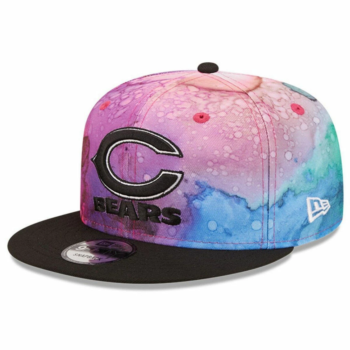Men's New Era Pink/Black Chicago Bears 2022 NFL Crucial Catch 9FIFTY Snapback Hat 6 Men's New Era Pink/Black Chicago Bears 2022 NFL Crucial Catch 9FIFTY Snapback Hat - Image 4