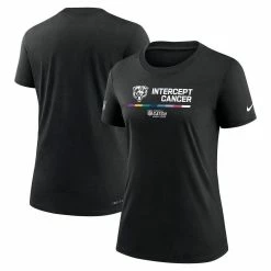 Nike Women's Black Chicago Bears 2022 NFL Crucial Catch Performance T-Shirt