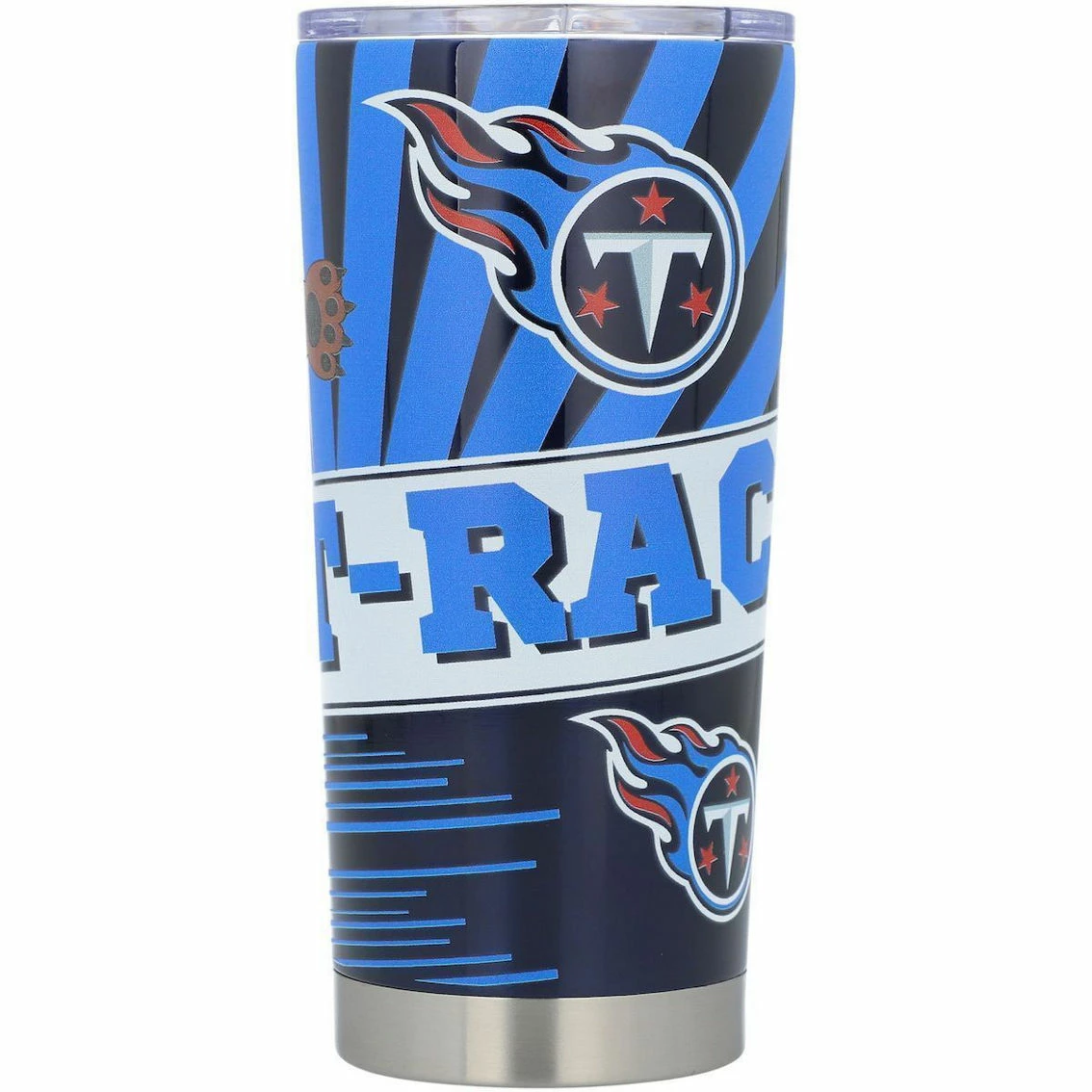 Logo Brands Tennessee Titans 20oz. Stainless Steel Mascot Tumbler 5 Logo Brands Tennessee Titans 20oz. Stainless Steel Mascot Tumbler - Image 3