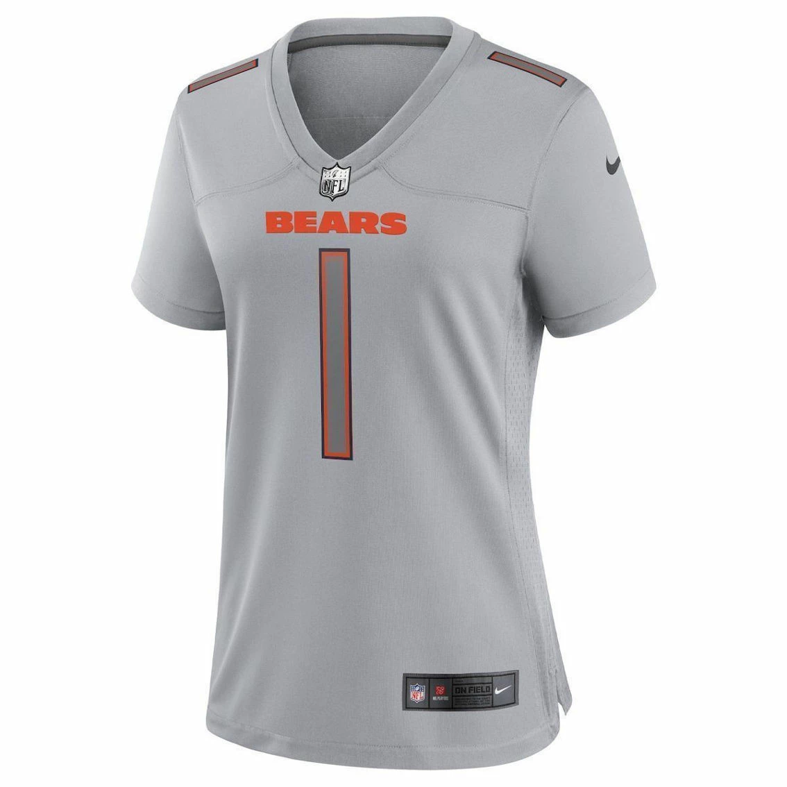 Nike Women's Justin Fields Gray Chicago Bears Atmosphere Fashion Game Jersey 5 Nike Women's Justin Fields Gray Chicago Bears Atmosphere Fashion Game Jersey - Image 3