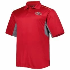 Profile Men's Scarlet San Francisco 49ers Big & Tall Team Color Polo 8 Profile Men's Scarlet San Francisco 49ers Big & Tall Team Color Polo -Fanatics DSCO1147616113 2946 ALT2
