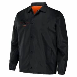 Staple Men's NFL X Black Chicago Bears Coaches Full-Snap Jacket -Fanatics DSCO1147616160 1007 ALT2