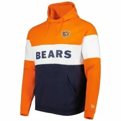 New Era Men's Navy/Orange Chicago Bears Colorblock Throwback Pullover Hoodie 8 New Era Men's Navy/Orange Chicago Bears Colorblock Throwback Pullover Hoodie -Fanatics DSCO1147626390 ANGEBL ALT2
