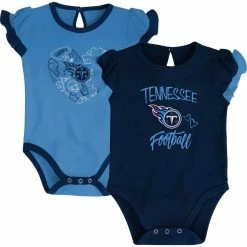 Outerstuff Newborn & Infant Navy/Light Blue Tennessee Titans Too Much Love Two-Piece Bodysuit Set -Fanatics DSCO1147987586 1191 ALT1