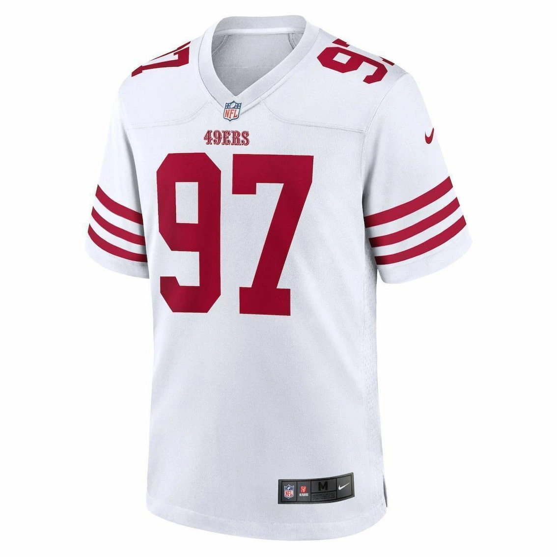Nike Men's Nick Bosa White San Francisco 49ers Player Game Jersey 5 Nike Men's Nick Bosa White San Francisco 49ers Player Game Jersey - Image 3