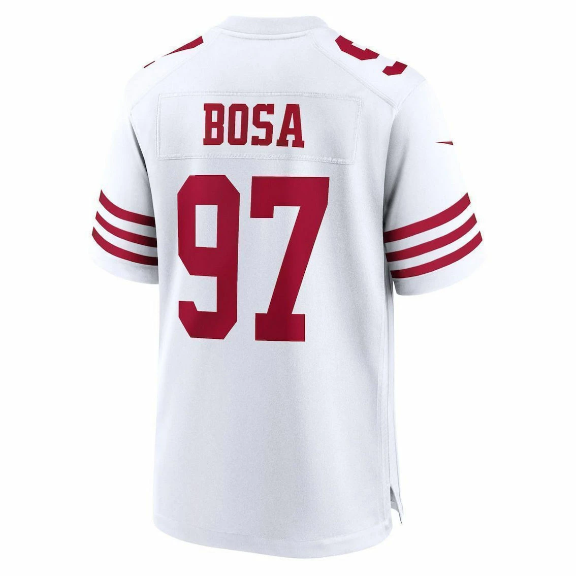 Nike Men's Nick Bosa White San Francisco 49ers Player Game Jersey 6 Nike Men's Nick Bosa White San Francisco 49ers Player Game Jersey - Image 4