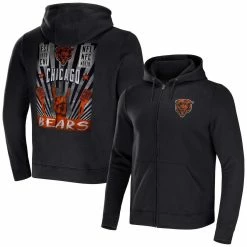 NFL X Darius Rucker Collection By Fanatics Men's Black Chicago Bears Rocker Full-Zip Hoodie 7 NFL X Darius Rucker Collection By Fanatics Men's Black Chicago Bears Rocker Full-Zip Hoodie -Fanatics DSCO1148085687 1007 ALT1