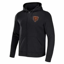 NFL X Darius Rucker Collection By Fanatics Men's Black Chicago Bears Rocker Full-Zip Hoodie 8 NFL X Darius Rucker Collection By Fanatics Men's Black Chicago Bears Rocker Full-Zip Hoodie -Fanatics DSCO1148085687 1007 ALT2