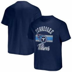 NFL X Darius Rucker Collection By Fanatics Men's Navy Tennessee Titans Stripe T-Shirt