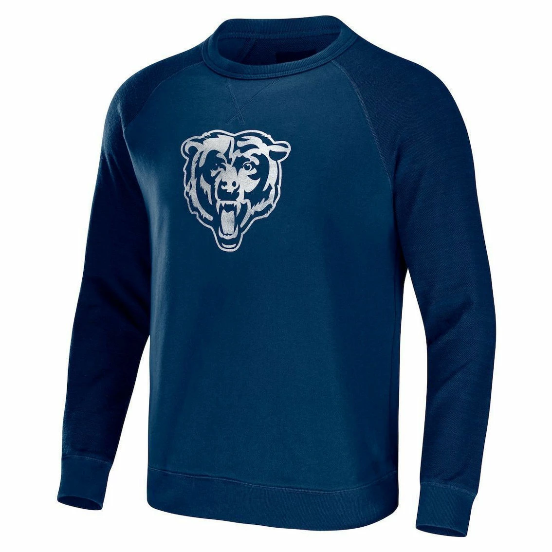 NFL X Darius Rucker Collection By Fanatics Men's Navy Chicago Bears Raglan Fleece Pullover Sweatshirt 5 NFL X Darius Rucker Collection By Fanatics Men's Navy Chicago Bears Raglan Fleece Pullover Sweatshirt - Image 3