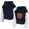 Outerstuff Girls Youth Navy/Gray Chicago Bears Game Time Teddy Fleece Pullover Hoodie -Fanatics DSCO1148301455 1320