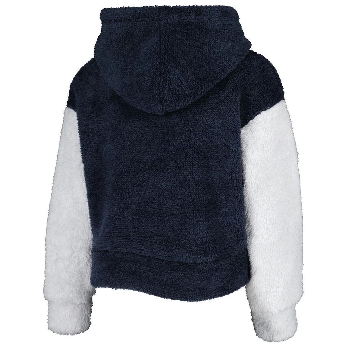 Outerstuff Girls Youth Navy/Gray Chicago Bears Game Time Teddy Fleece Pullover Hoodie 5 Outerstuff Girls Youth Navy/Gray Chicago Bears Game Time Teddy Fleece Pullover Hoodie - Image 3