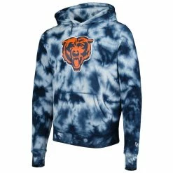 New Era Men's Navy Chicago Bears Team Tie-Dye Pullover Hoodie -Fanatics DSCO1148301556 1320 ALT2