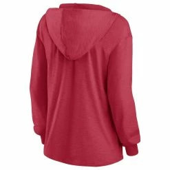 Fanatics Branded Women's Scarlet San Francisco 49ers Jumper V-Neck Pullover Hoodie -Fanatics DSCO1148302247 2946 ALT3