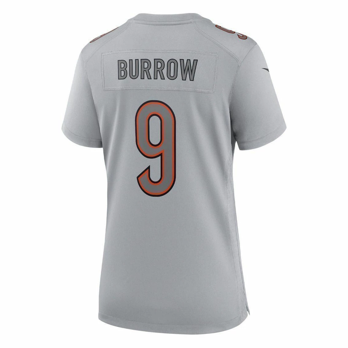 Women's Nike Joe Burrow Gray Cincinnati Bengals Atmosphere Fashion Game Jersey 6 Women's Nike Joe Burrow Gray Cincinnati Bengals Atmosphere Fashion Game Jersey - Image 4