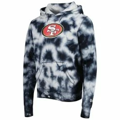 New Era Men's Black San Francisco 49ers Team Tie-Dye Pullover Hoodie 8 New Era Men's Black San Francisco 49ers Team Tie-Dye Pullover Hoodie -Fanatics DSCO1148302717 1007 ALT2