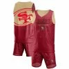 FOCO Men's Scarlet San Francisco 49ers Colorblock Mesh V-Neck & Shorts Set 2 FOCO Men's Scarlet San Francisco 49ers Colorblock Mesh V-Neck & Shorts Set -Fanatics DSCO1148302771 2946