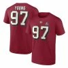 Fanatics Branded Men's Bryant Young Scarlet San Francisco 49ers Hall Of Fame Name & Number T-Shirt -Fanatics DSCO1148303282 2946