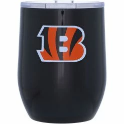 Logo Brands Cincinnati Bengals 16oz. Game Day Stainless Curved Tumbler