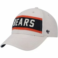 Men's '47 Cream Chicago Bears Crossroad MVP Adjustable Hat -Fanatics DSCO1148305170 6662 ALT3