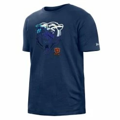 Men's New Era Navy Chicago Bears 2022 Sideline Ink Dye T-Shirt -Fanatics DSCO1148305823 1320 ALT2