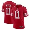 Nike Men's Brandon Aiyuk Scarlet San Francisco 49ers Team Player Game Jersey 2 Nike Men's Brandon Aiyuk Scarlet San Francisco 49ers Team Player Game Jersey -Fanatics DSCO1148306037 2946