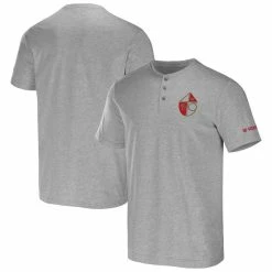 NFL X Darius Rucker Collection By Fanatics Men's Heather Gray San Francisco 49ers Henley T-Shirt