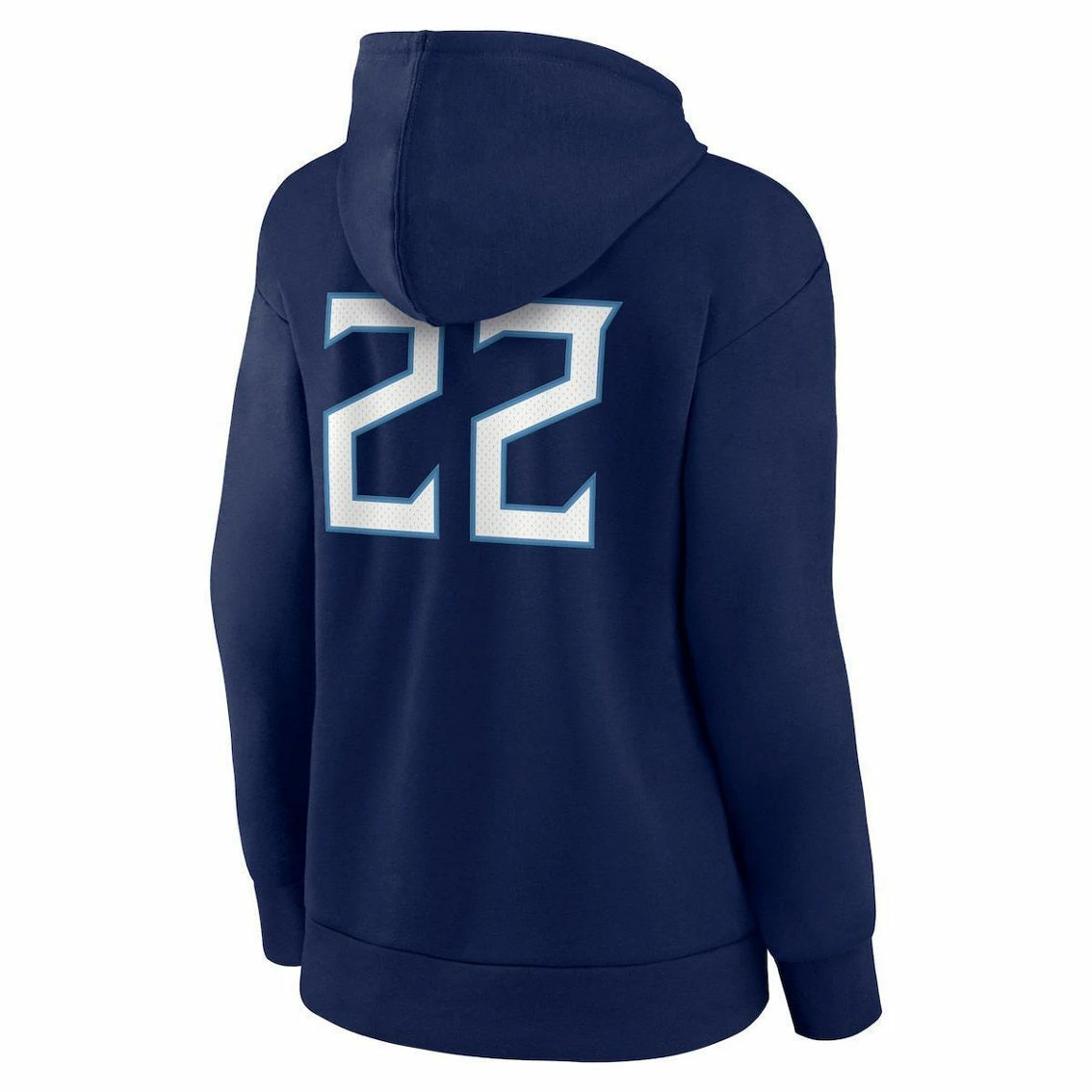 Fanatics Branded Women's Derrick Henry Navy Tennessee Titans Player Icon Name & Number Pullover Hoodie 6 Fanatics Branded Women's Derrick Henry Navy Tennessee Titans Player Icon Name & Number Pullover Hoodie - Image 4
