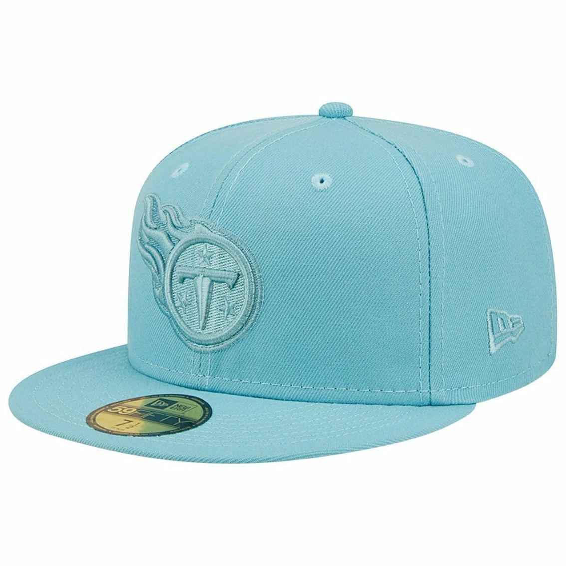New Era Men's Aqua Tennessee Titans Color Pack 59FIFTY Fitted Hat 4 New Era Men's Aqua Tennessee Titans Color Pack 59FIFTY Fitted Hat - Image 2