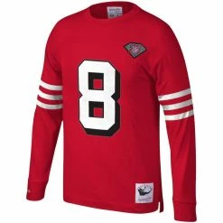 Mitchell & Ness Men's Steve Young Scarlet San Francisco 49ers Retired Player Name & Number Long Sleeve Top 8 Mitchell & Ness Men's Steve Young Scarlet San Francisco 49ers Retired Player Name & Number Long Sleeve Top -Fanatics DSCO1148306481 2946 ALT2