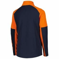 Outerstuff Youth Navy/Orange Chicago Bears Audible Quarter-Zip Jacket -Fanatics DSCO1148306498 ANGEBL ALT3