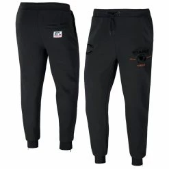 Men's NFL X Staple Black Chicago Bears Globe Fleece Pants 7 Men's NFL X Staple Black Chicago Bears Globe Fleece Pants -Fanatics DSCO1148306795 1007 ALT1