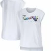 WEAR By Erin Andrews Women's White Tennessee Titans Greetings From Muscle T-Shirt 1 WEAR By Erin Andrews Women's White Tennessee Titans Greetings From Muscle T-Shirt -Fanatics DSCO1148306807 3550