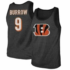 Majestic Threads Men's Joe Burrow Black Cincinnati Bengals Name & Number Tri-Blend Tank Top 7 Majestic Threads Men's Joe Burrow Black Cincinnati Bengals Name & Number Tri-Blend Tank Top -Fanatics DSCO1148307309 1007 ALT1